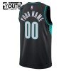 NBA Børn Trøje Portland Trail Blazers Custom 2025-26 Nike City Edition Sort Swingman